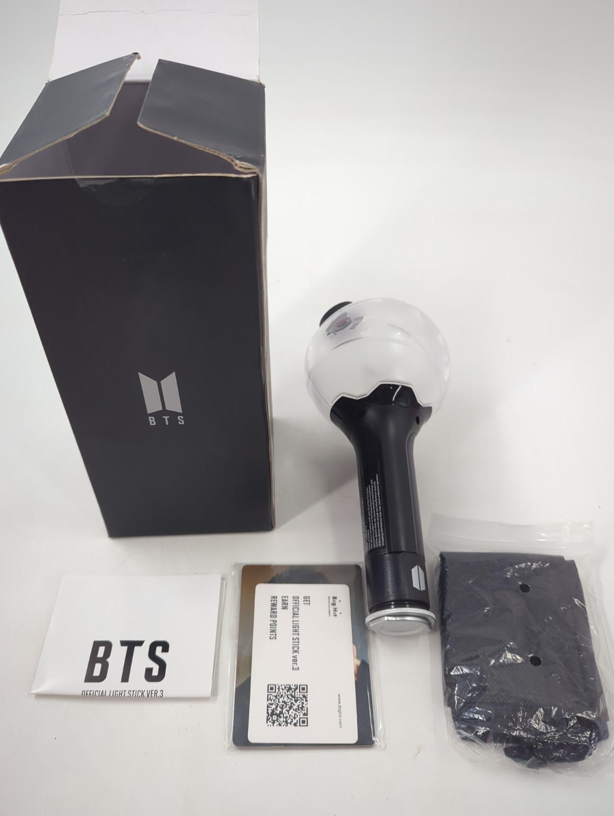 BTS ARMY Bomb Ver 3 Official Light Stick with Box photo card set 7