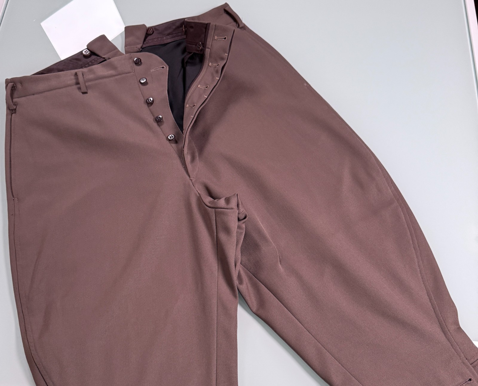 VTG 90s Screen-Worn Sony Pictures Trousers-Custom Vincent Costumes-Bill Campbell
