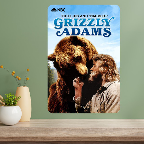 The Life and Times of Grizzly Adams Classic TV Show Metal Poster Sign