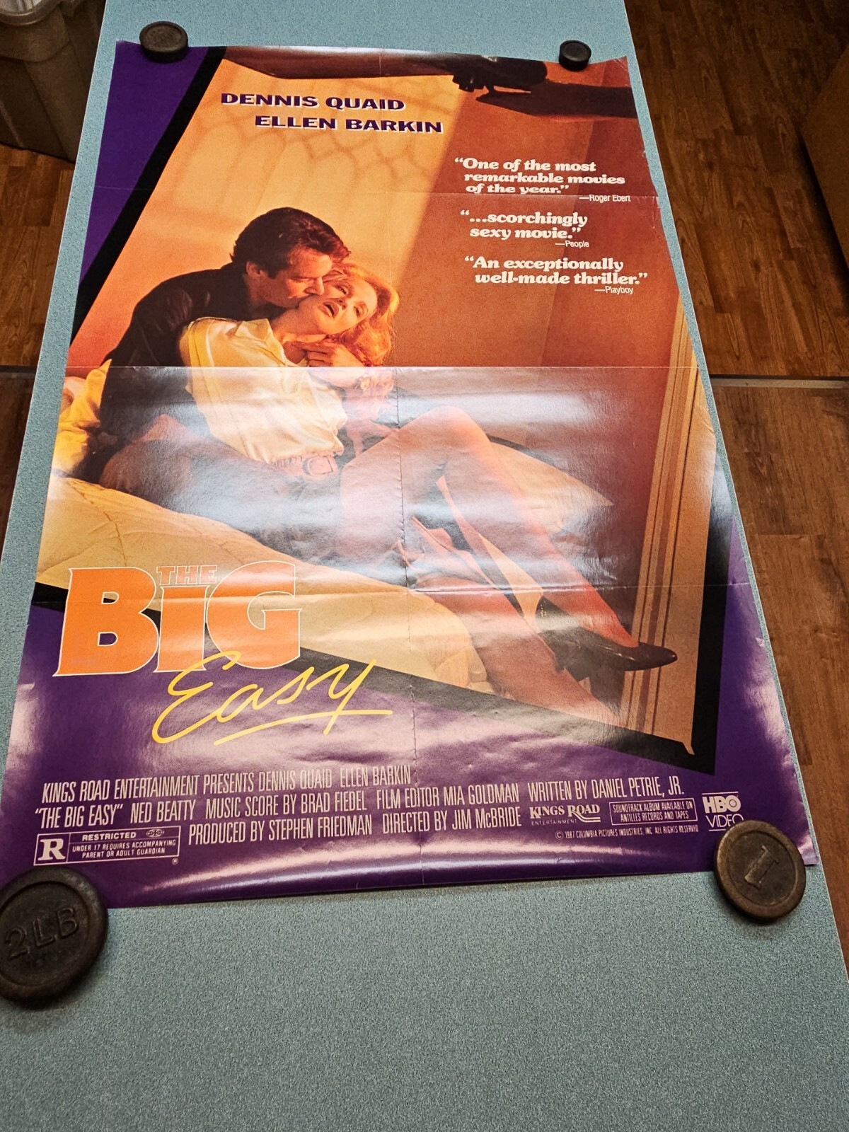 The Big Easy VHS Poster 1987