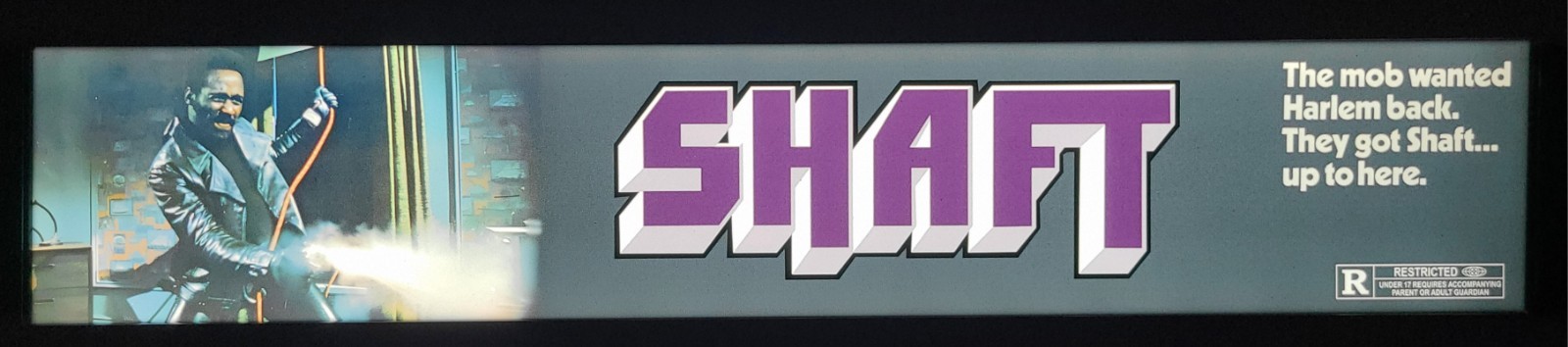 Shaft (1971) 5×25 Movie Theater Mylar Reissue Richard Roundtree