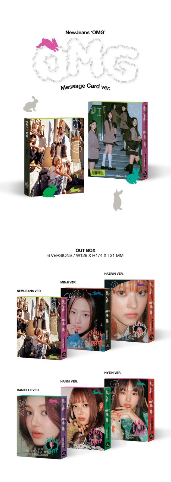 [GIFT] NewJeans 1st Single Album [ OMG ] Message Card ver
