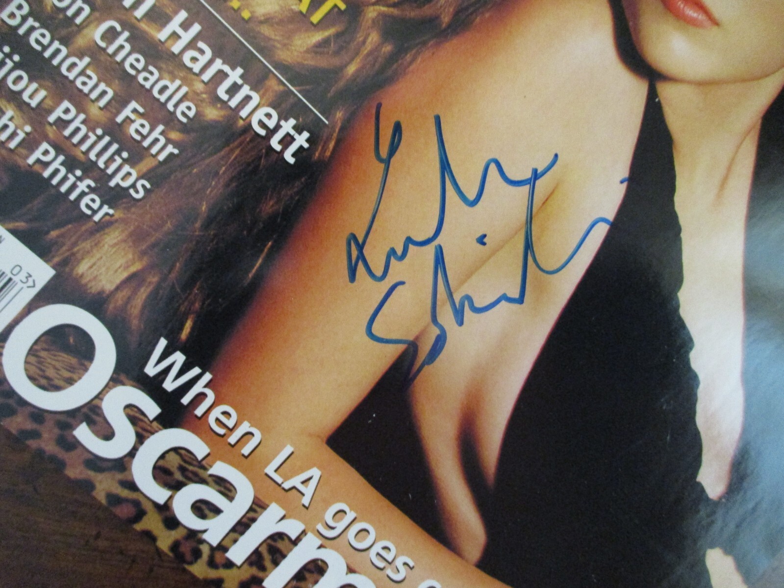 LEELEE SOBIESKI Signed March 2000 MOVIELINE Mag Cover(NEVER BEEN KISSED/JOY RIDE