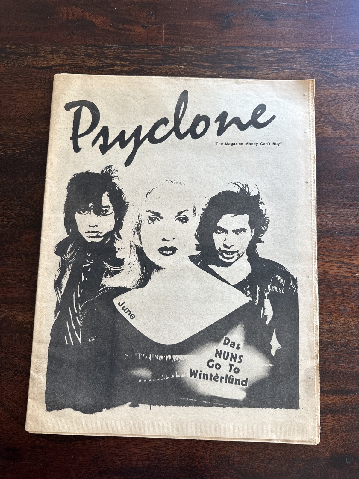 1977 March SF Psyclone Magazine Punk Nude Captain Sensible Damned John Cale