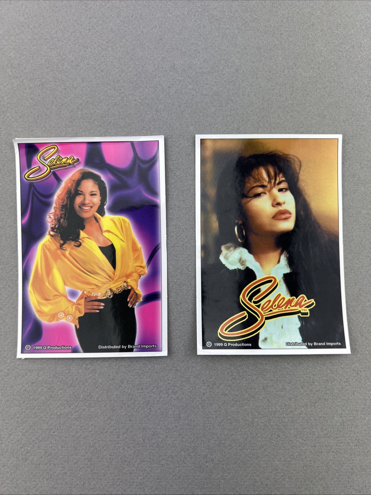 Lot of 2 Brand Imports Selena Sticker ‘99 Q Productions Vending Machine Stickers