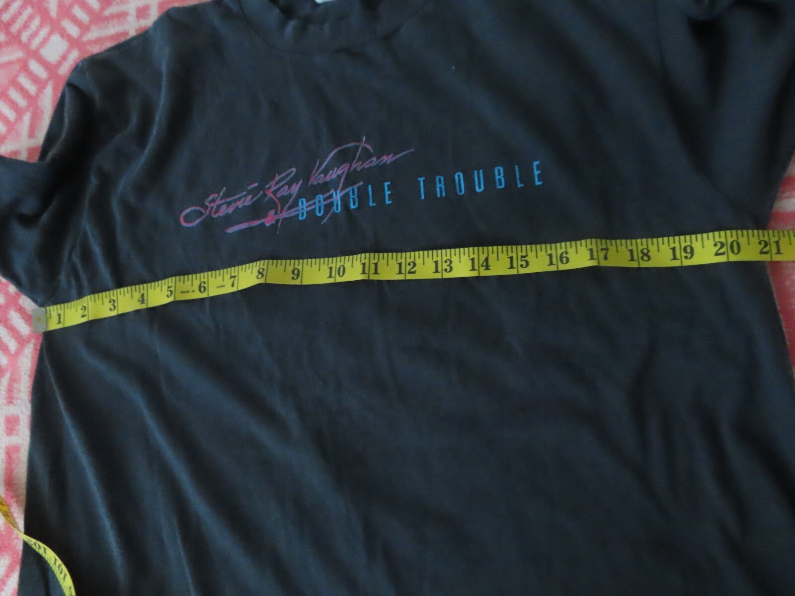 Vtg Stevie Ray Vaughan & Double Trouble 1984 Let The Good Times Roll T Shirt XL