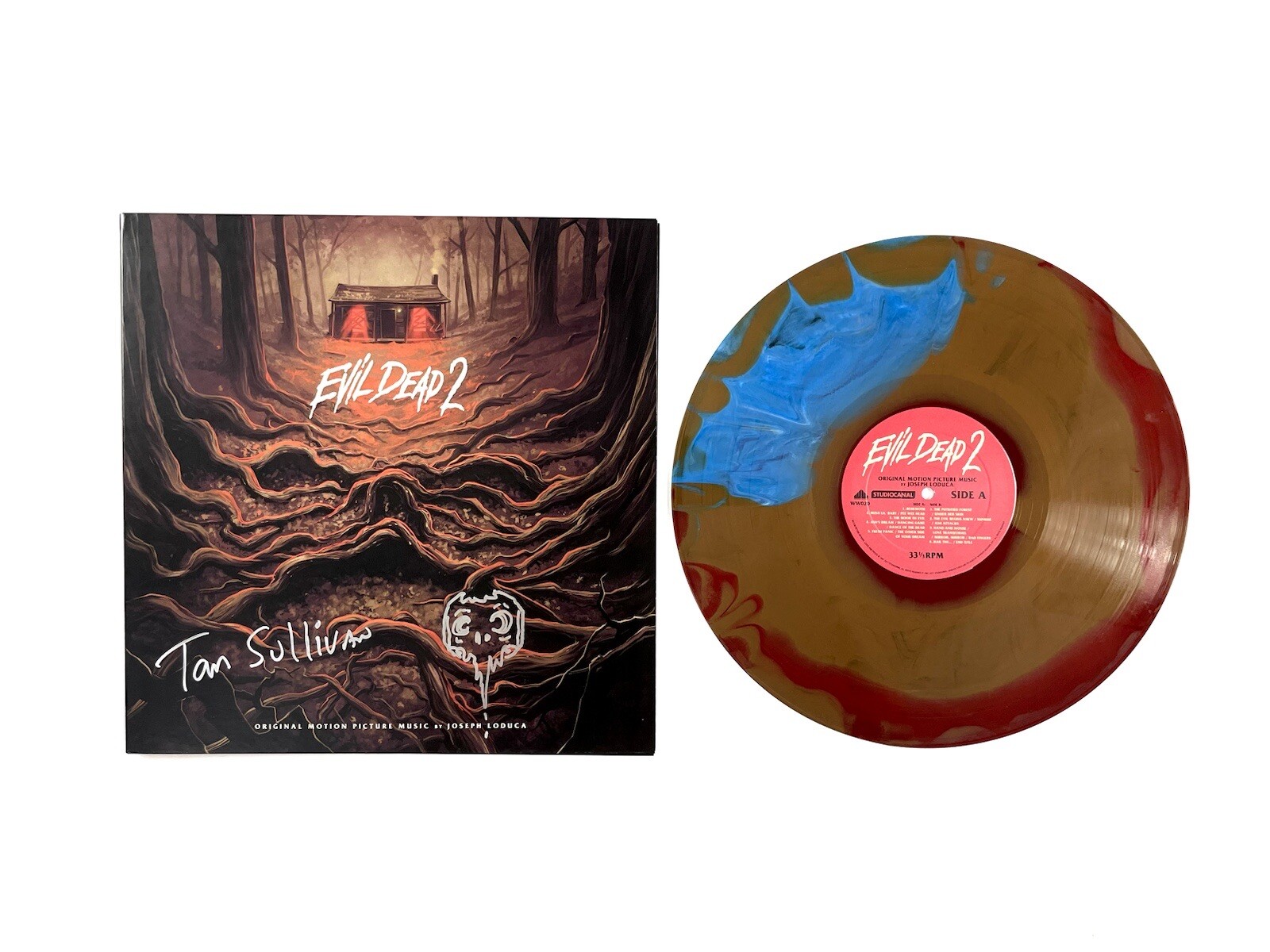 Evil Dead 2 Signed 30th Anniversary Waxwork Vinyl Soundtrack Tom Sullivan JSA
