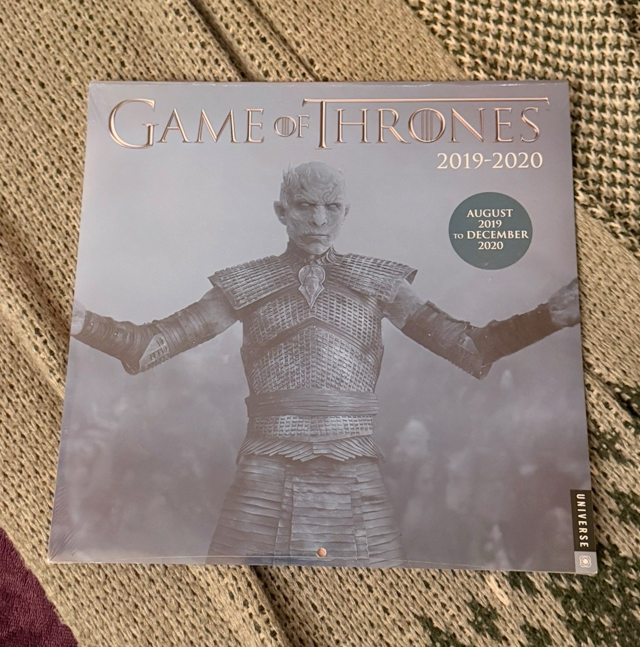 Game Of Thrones 2020 12×12 Wall Calendar, BRAND NEW, ORIGINAL WRAPPING