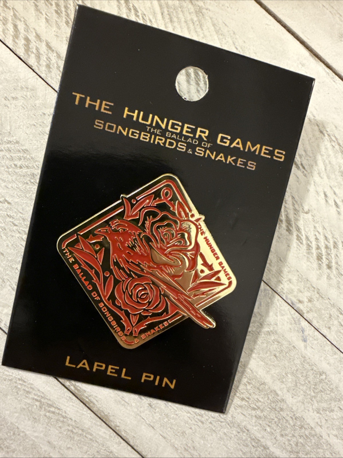 NEW ON CARD! The Hunger Games Song Bird Metal Enamel Pin!