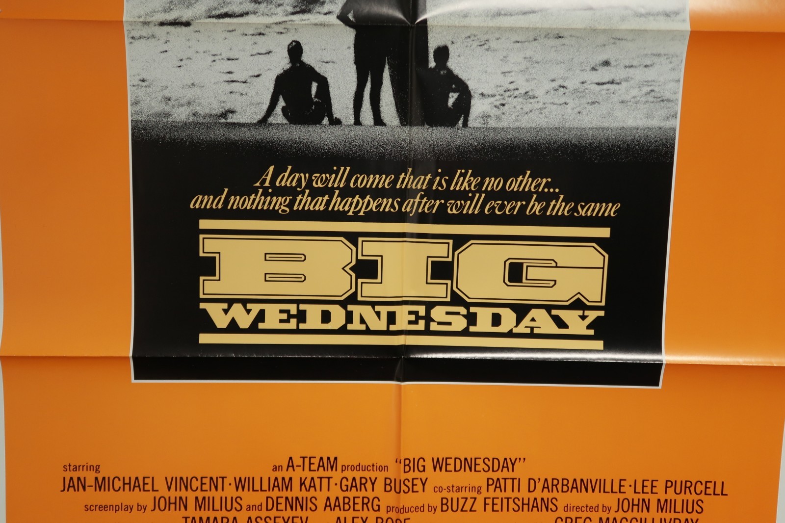 Big Wednesday 1978 Poster 1 One Sheet 27 x 41 Original Folded NSS 780041 G Busey