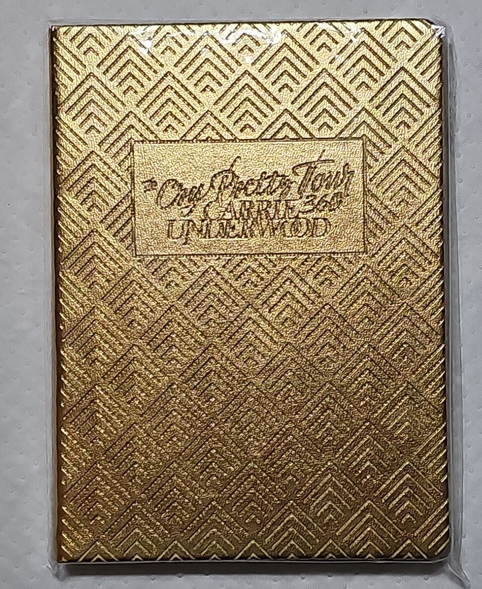 Carrie Underwood Cry Pretty Tour Journal Diary Blank Gold NEW Country Girl Gift
