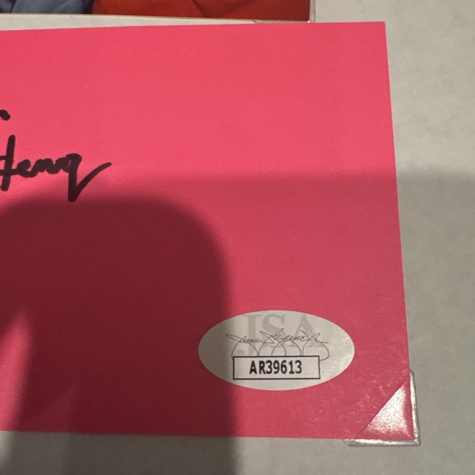AMERICAN IDOL William Hung Signed Index Card JSA COA
