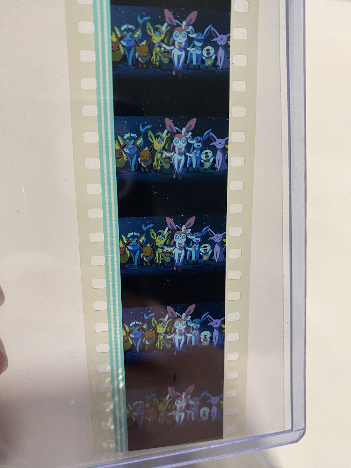 Pokémon Destiny Deoxys Movie Authentic 35mm Film Strip 5 Cell Sylveon & Friends