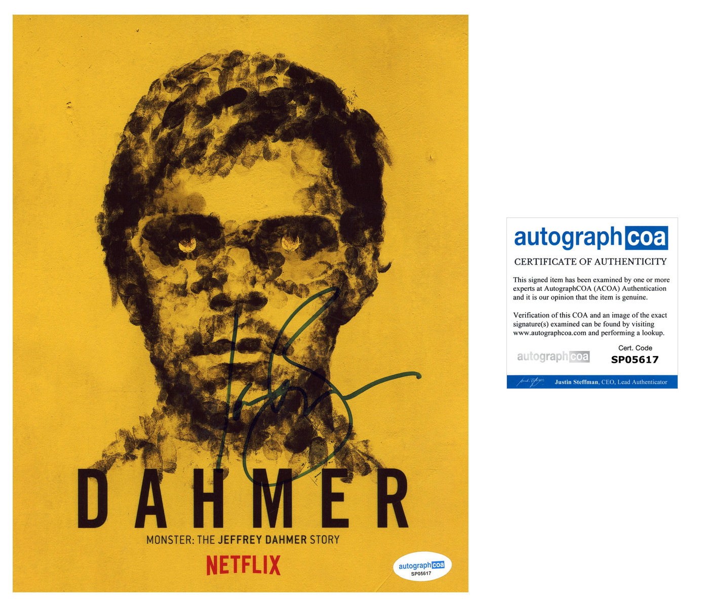 Ian Brennan ‘Monster: The Jeffrey Dahmer Story’ Writer Signed 8×10 Photo ACOA