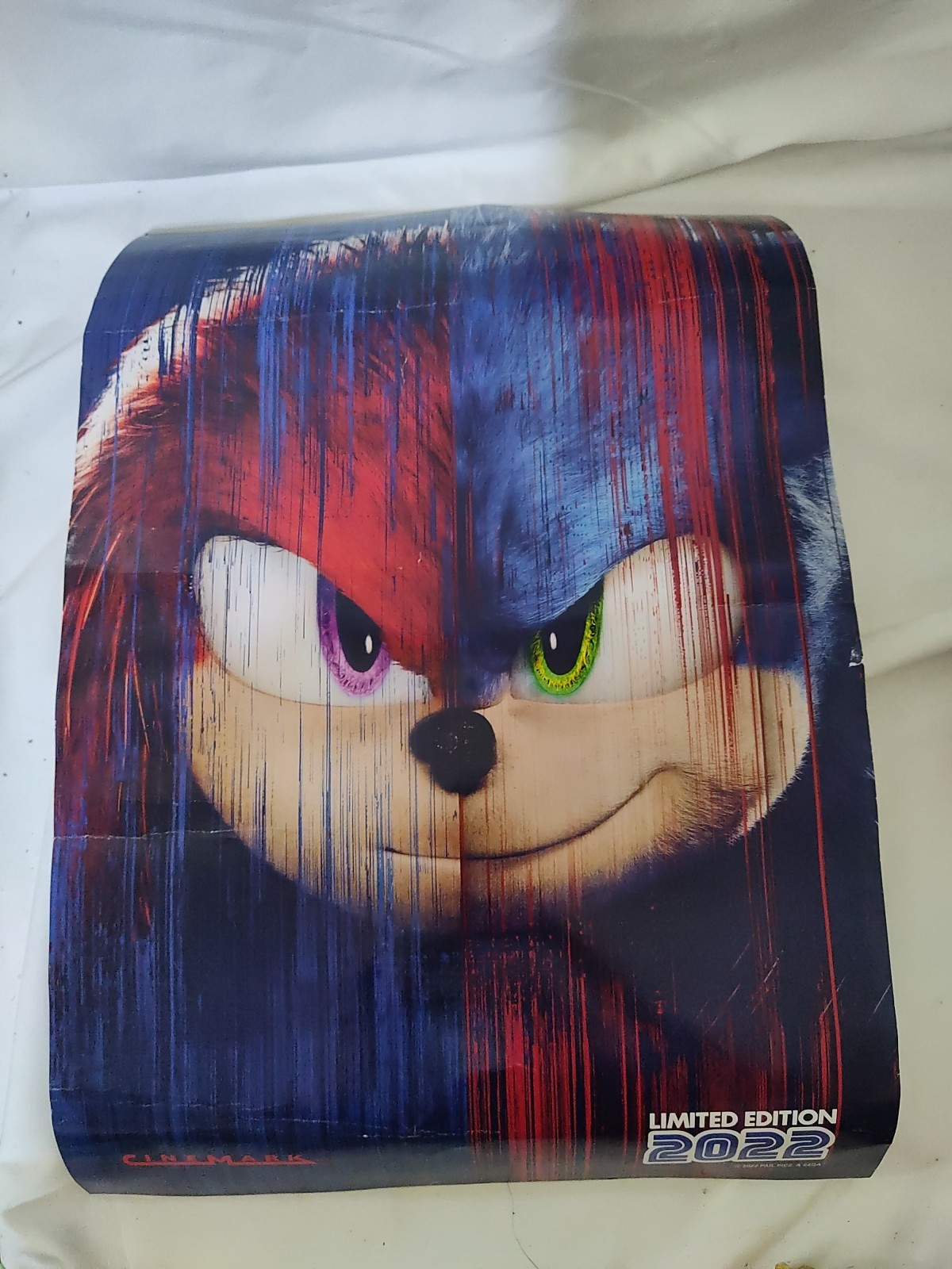 SONIC THE HEDGEHOG 2 – 11″X17″ Movie Poster Cinemark Limited Ed 2022 Promo