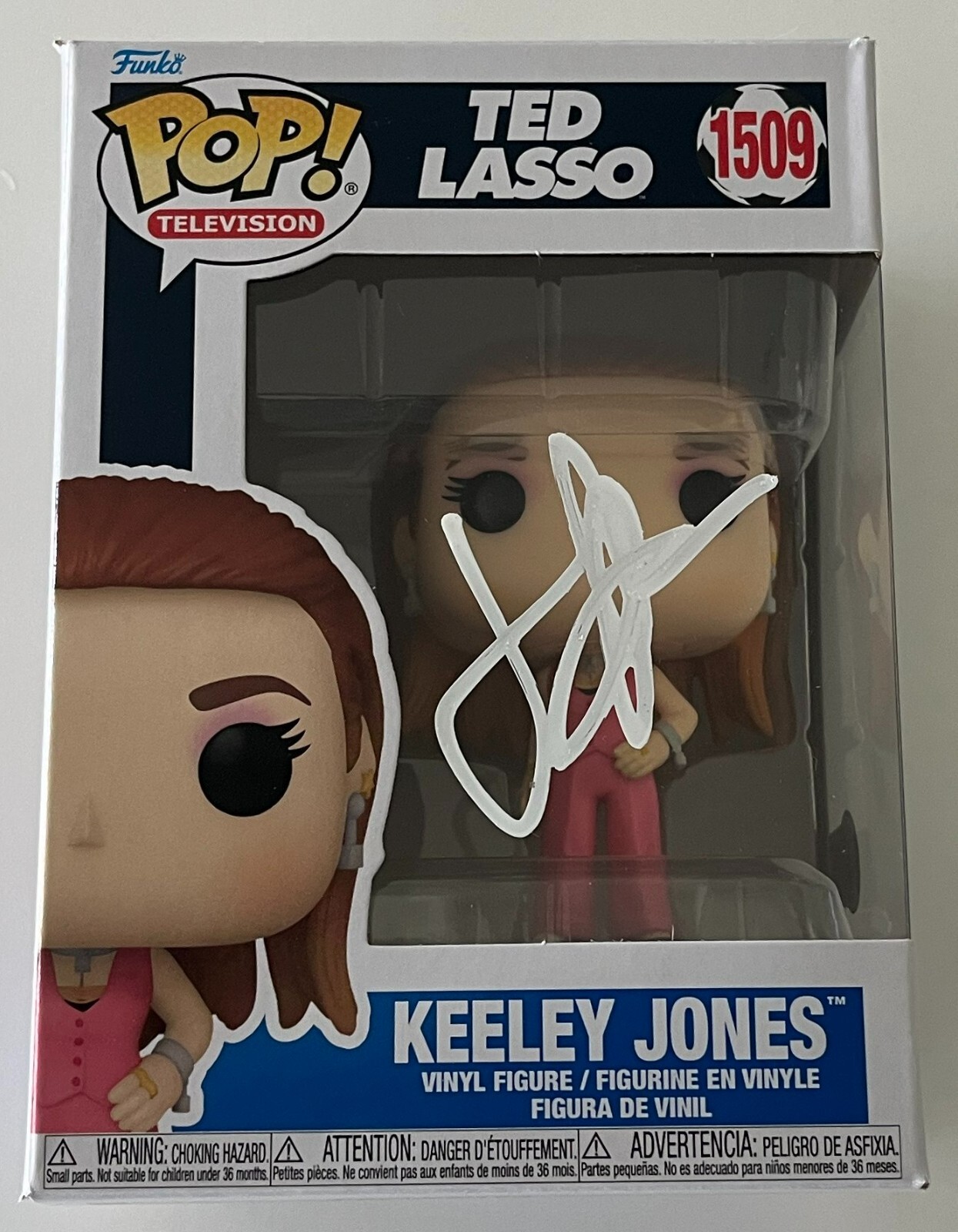 JUNO TEMPLE SIGNED TED LASSO KEELEY JONES FUNKO w/EXACT VIDEO PROOF BECKETT COA