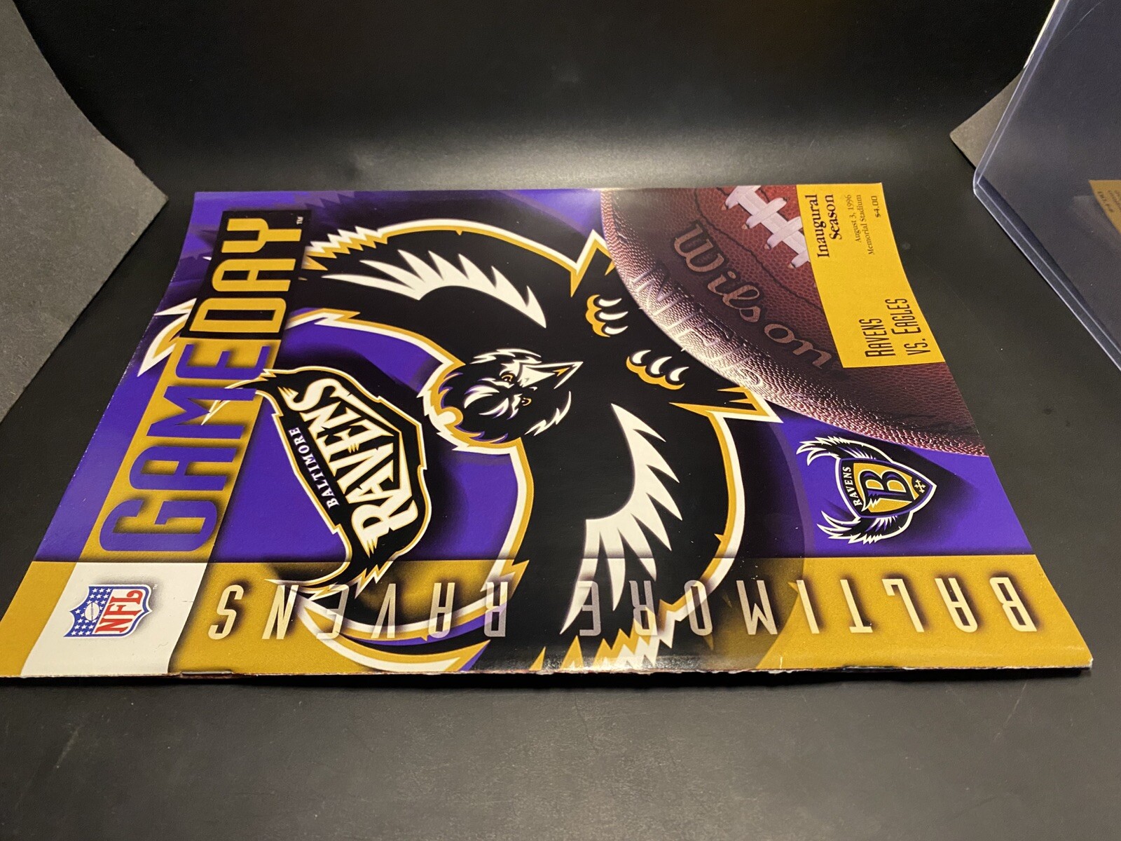 1996 BALTIMORE RAVENS vs EAGLES | INAUGURAL SEASON GAME DAY PROGRAM