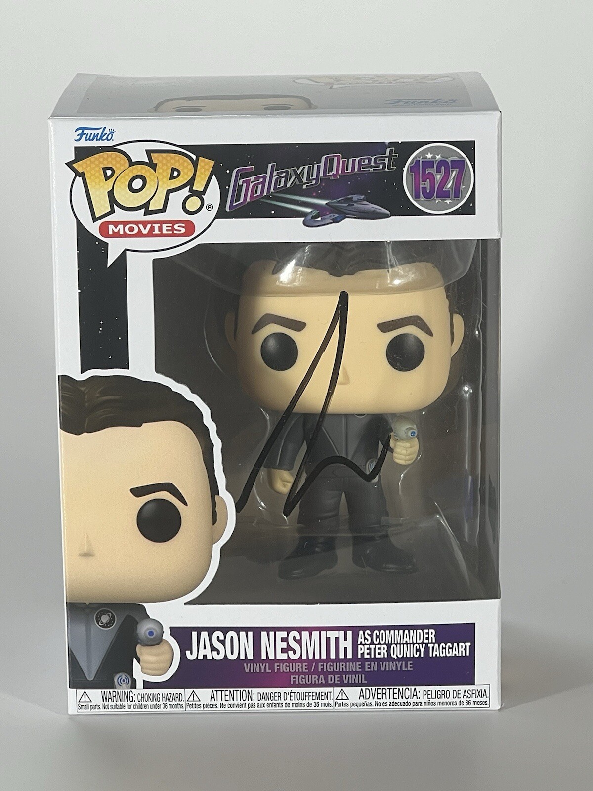 Tim Allen Signed Autograph Jason Nesmith Funko Pop Galaxy Quest 1527 Beckett COA