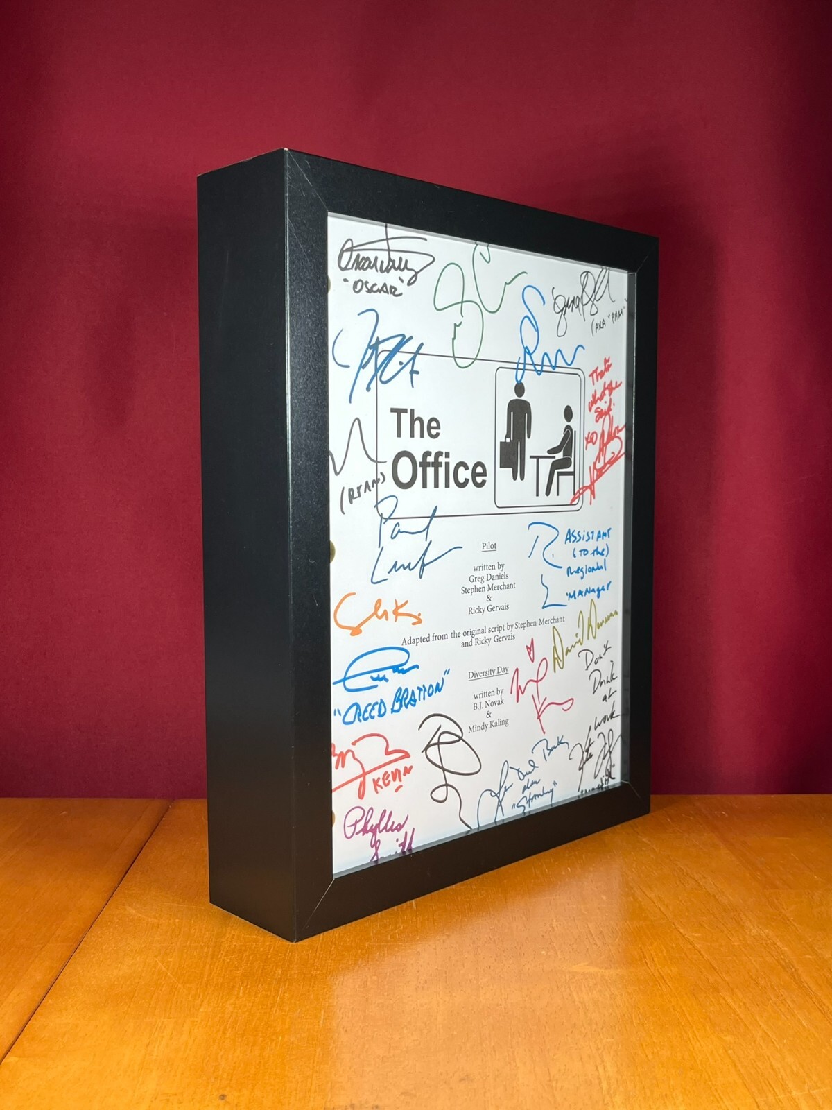 The Office Pilot Script Signed- And Episode 2- Autograph Reprints- 2 in 1