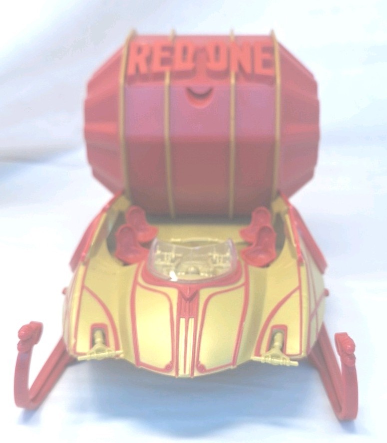 Red One Santa Sleigh Popcorn Bucket. Theaters Only. Display Decor not a toy