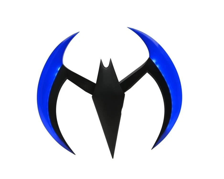 NECA Batman Beyond Light-Up Batarang Prop Replica Blue LED Collectible