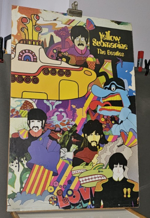 The Beatles Yellow Submarine LP1394 Poster 2010 Apple Corps Ltd Sheffield Englnd