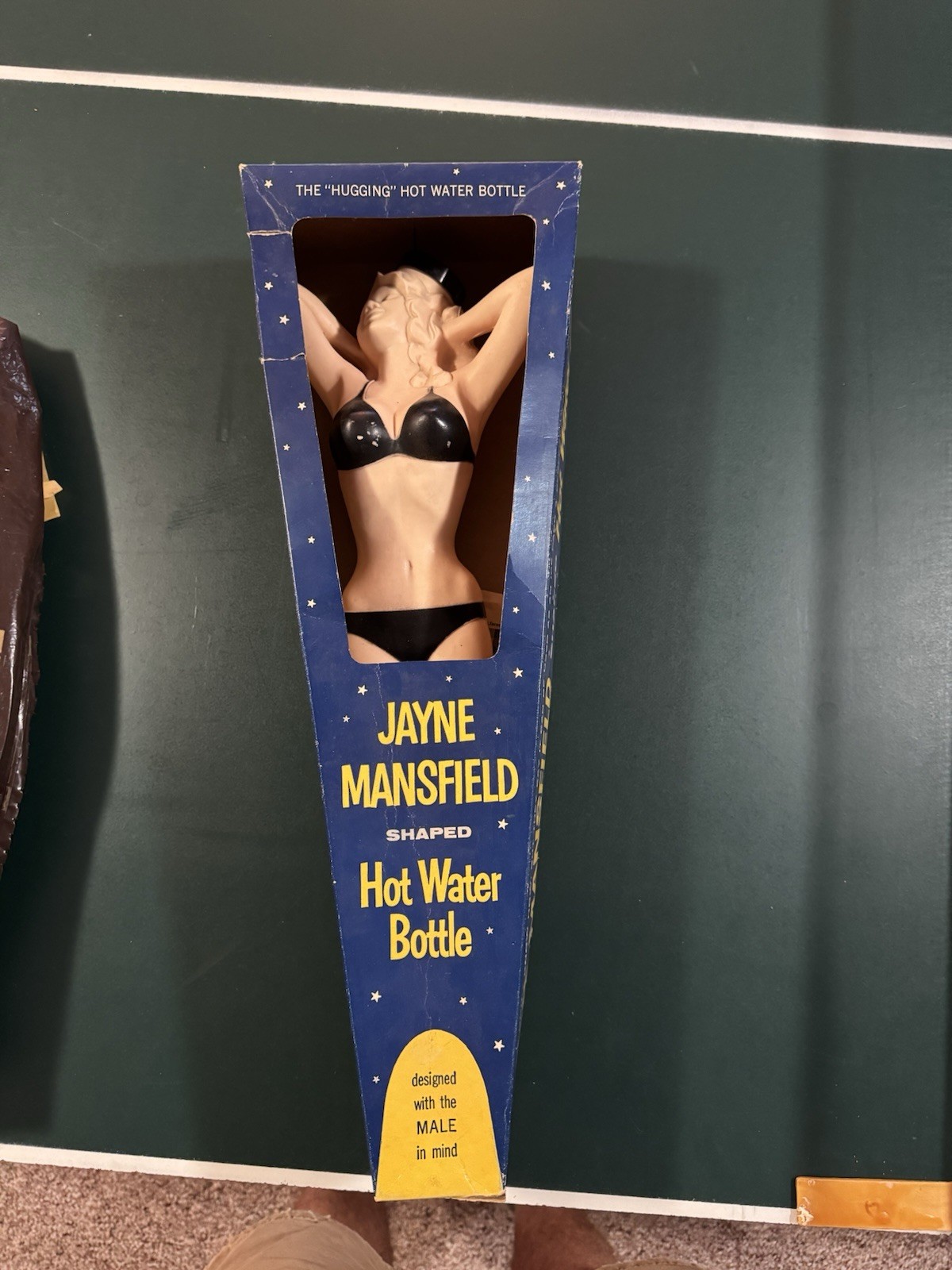 Jayne Mansfield Shaped “Hugging” Hot Water Bottle in Original Box