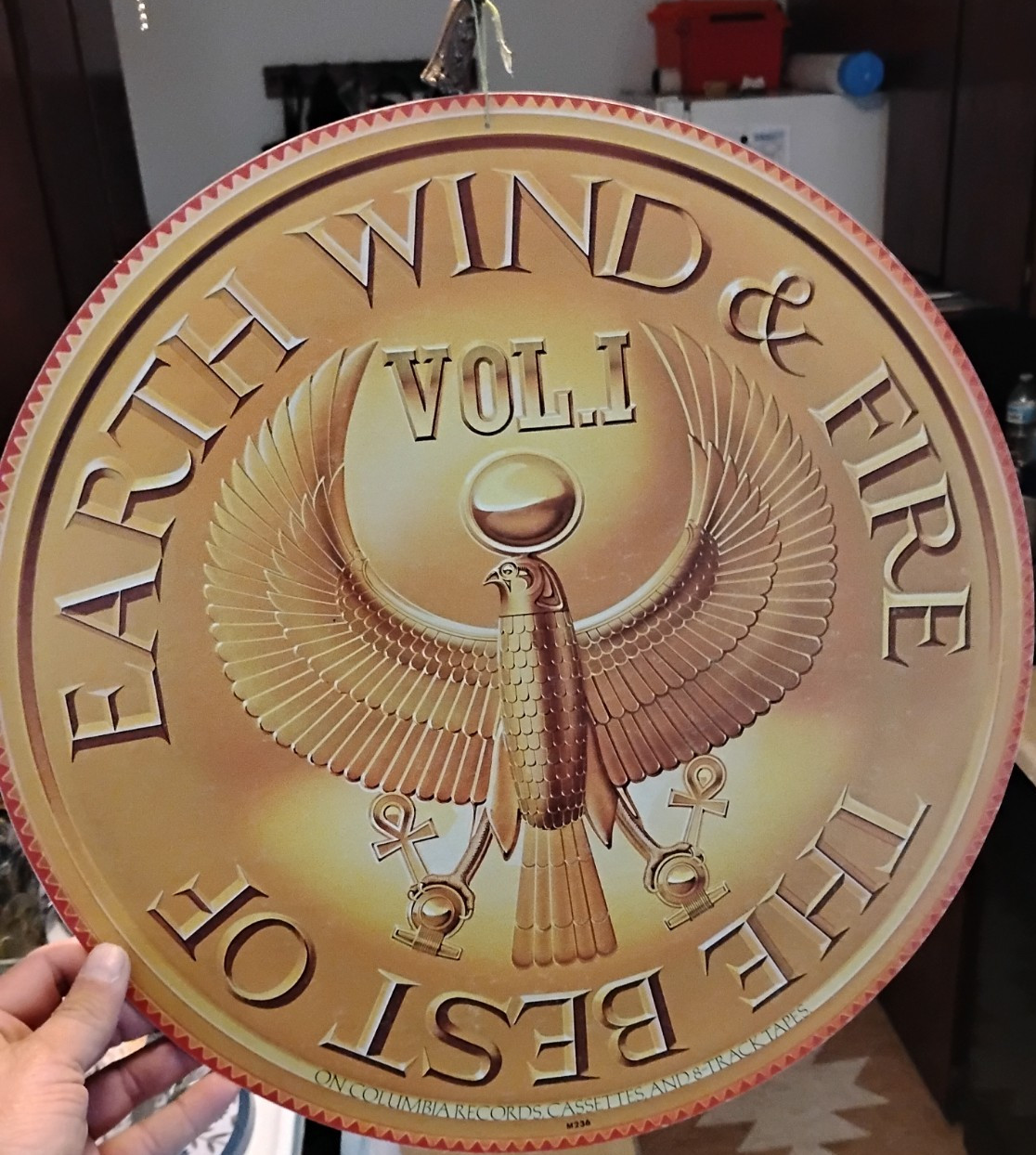 Vintage Earth, Wind & Fire The Best Of Vol. I Original Hanging Music Display