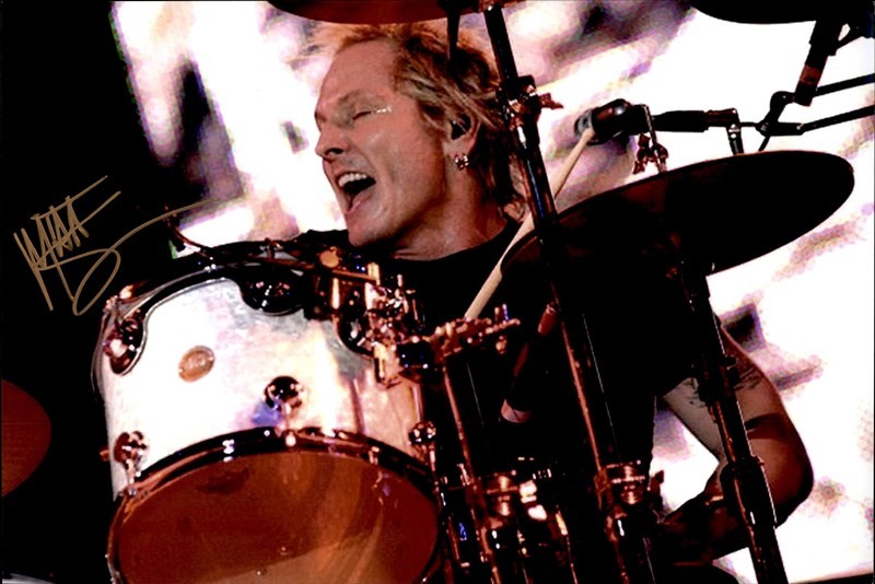 Matt Sorum Guns N Roses Authentic signed Rock 10×15 photo |Cert Autographed 26-c