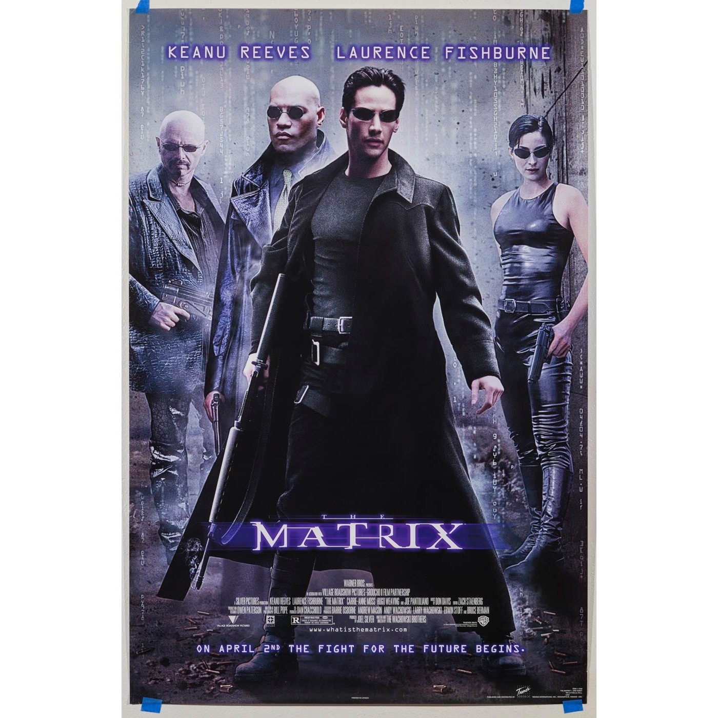 The Matrix Trends 22-1/2×34 Movie Poster One Sheet Keanu Reeves