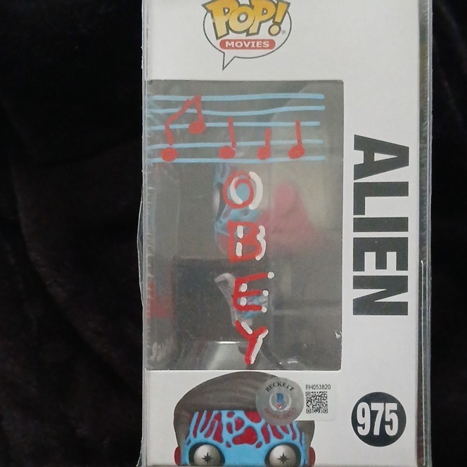 Funko Pop They Live Alien Signed by Alan Howarth Beckett Autograph