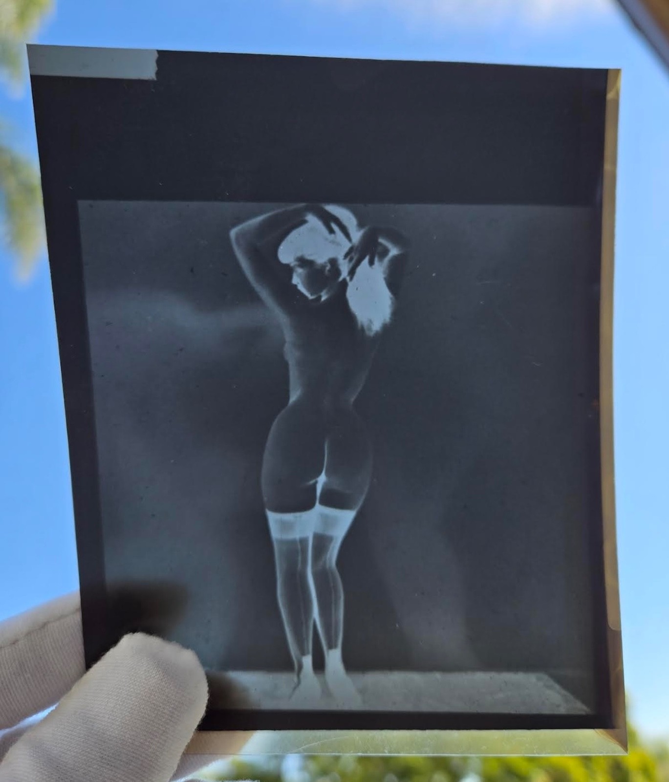 ORIGINAL C1959 VAMP ICON BETTIE PAGE NEGATIVE CASS CARR BUNNY YEAGER IRVING KLAW