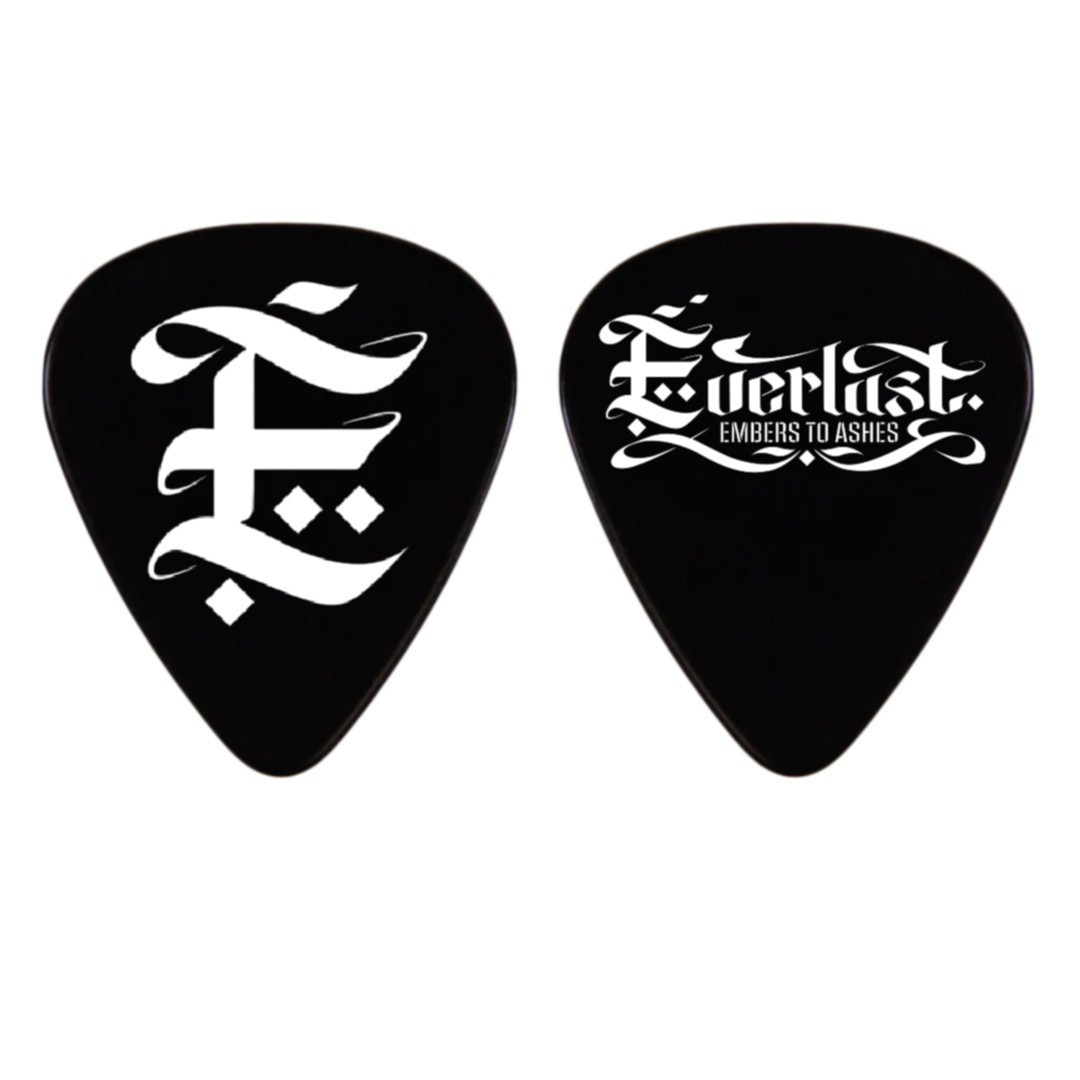 EVERLAST Embers To Ashes LP Promotional Black Guitar Pick House of Pain Rare