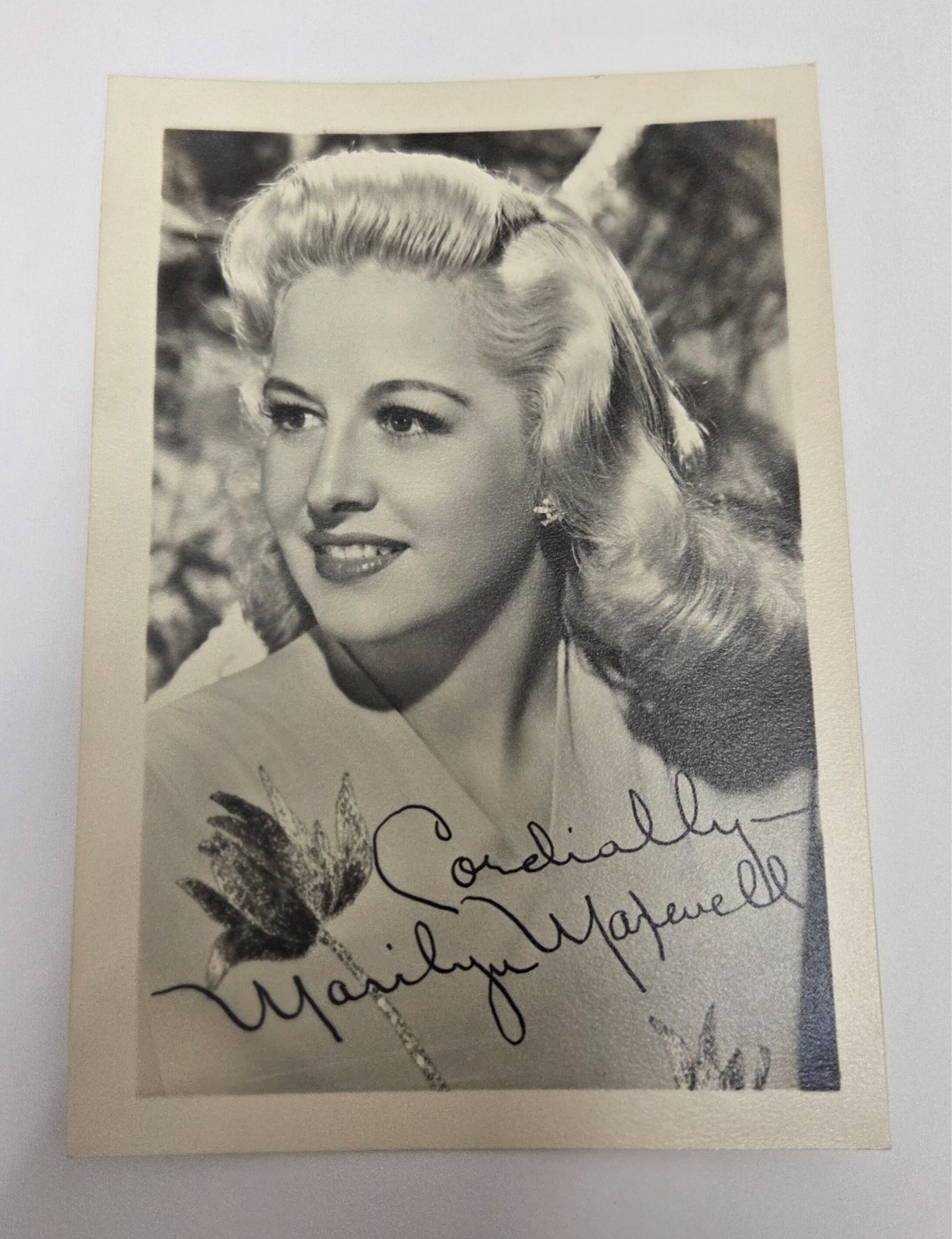 Actress Marilyn Maxwell (1921-1972) Original Vintage 3.5” x 5” Publicity Photo