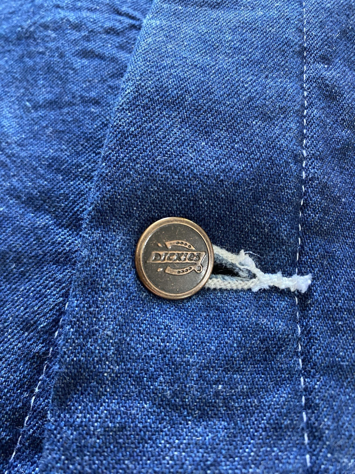 VTG Dickies Denim Blanket Lined Chore Coat Broadway Used To kill A Mockingbird