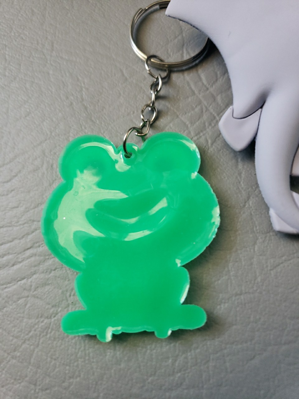 Disney/Pixar Mr Ray M.I.I. mfg Keychain and 2 Frog Keychains Lot of 3 Cute!!!