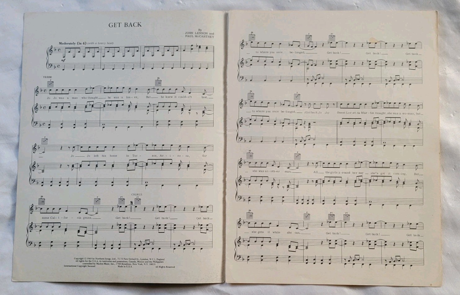 The Beatles 1960-70’s Sheet Music Lot Of 5 – All My Loving-Something-Yesterday,+