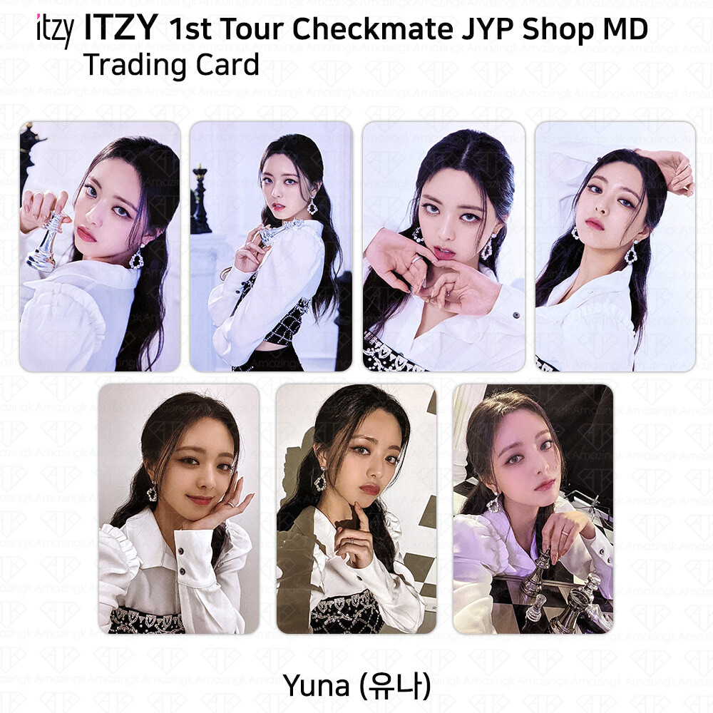 ITZY 1st Tour Checkmate Official MD Trading card Photocard JYP SHOP KPOP K-POP