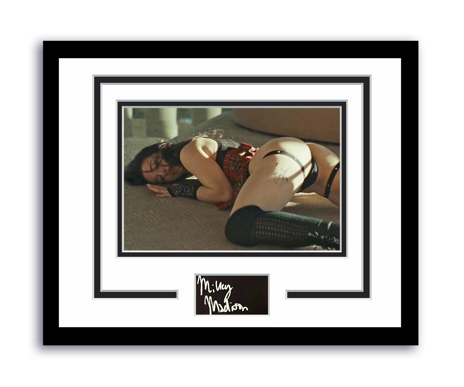 Anora Mikey Madison Autographed Signed 11×14 Framed Photo Hot Sexy ACOA