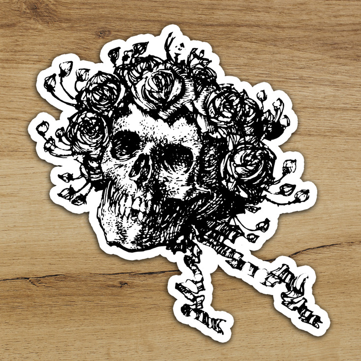 Grateful Dead Deadhead Sticker Pack – 9 Premium Quality Decal Stickers 3 in