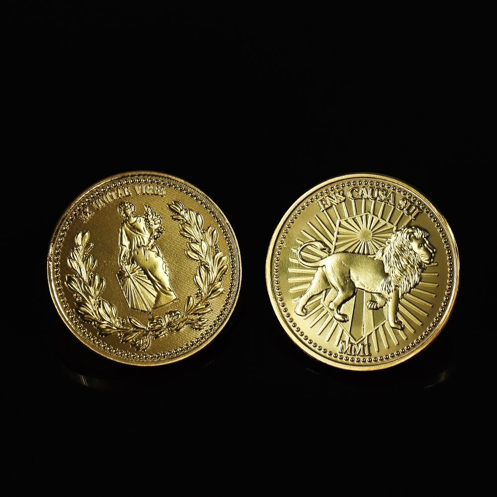 John Wick Continental Gold Coin Zinc Alloy Keanu Reeves Collectible Cosplay Prop