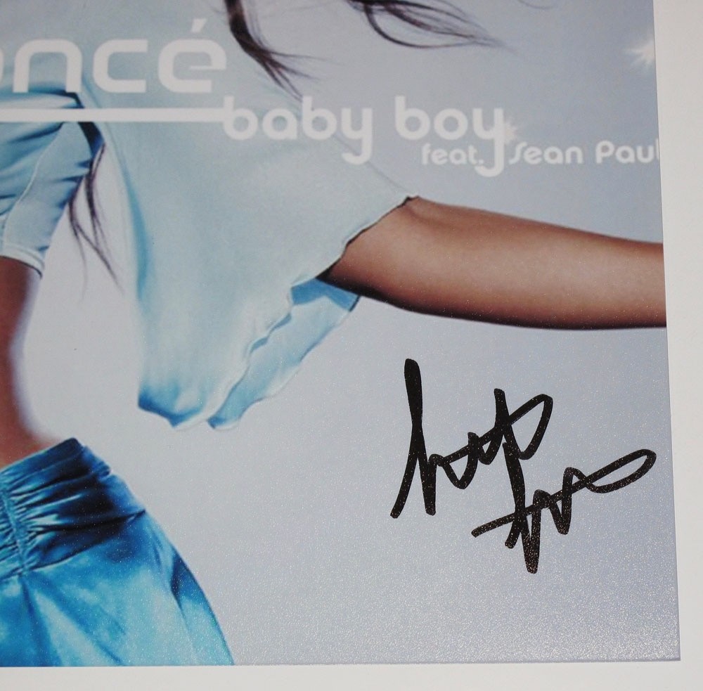 SCOTT STORCH signed BEYONCE & SEAN PAUL “BABY BOY” 10×10 PHOTO Ext Proof JSA COA
