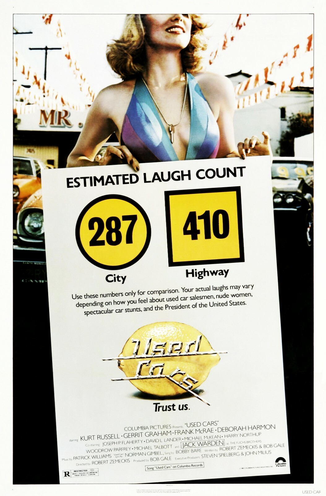 Used Cars movie poster : 11 x 17 inches
