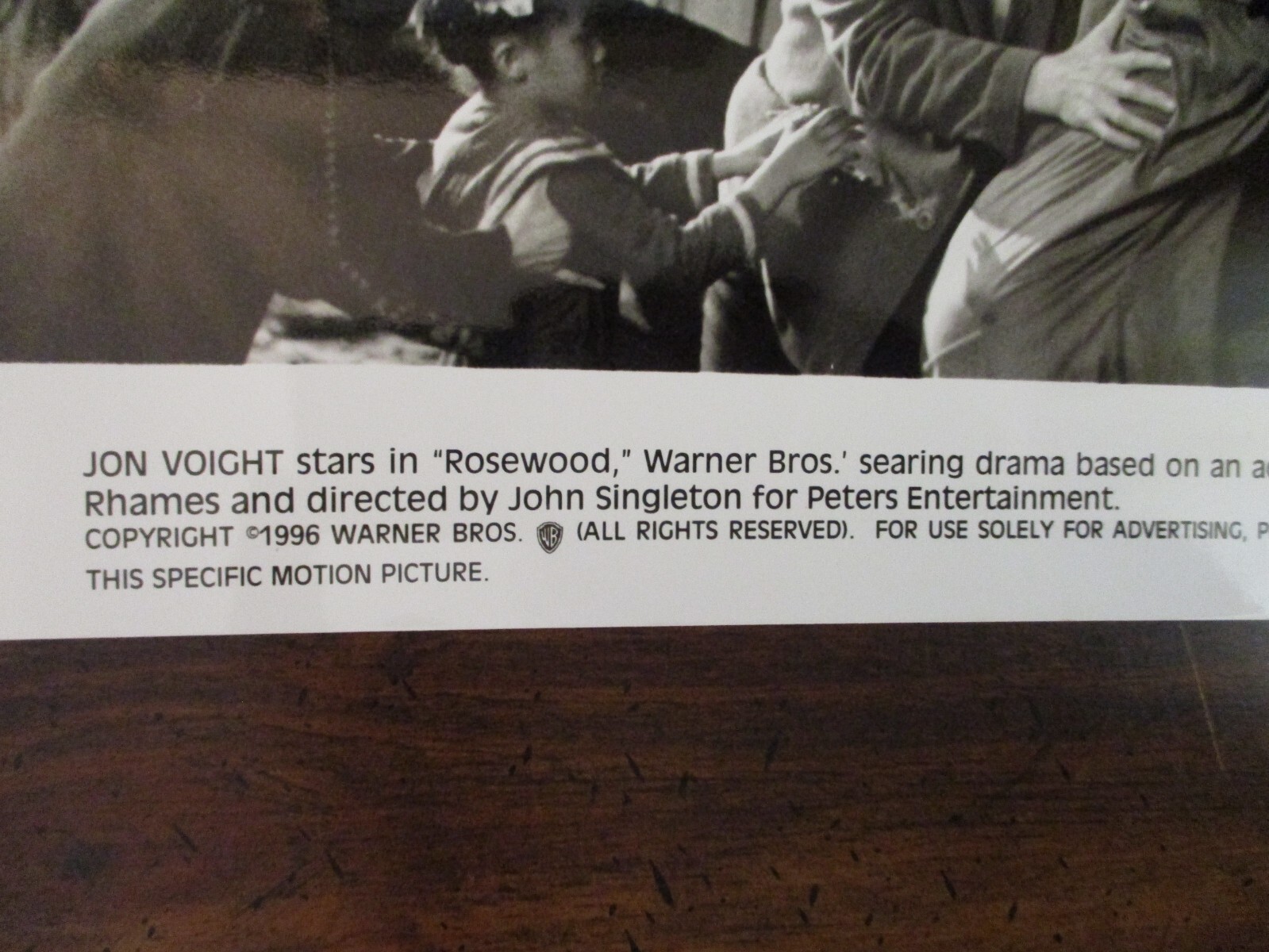 ROSEWOOD(Jon Voight/John Singleton/Ving Rhames) 1996 10 x 8 B & W Press Photo