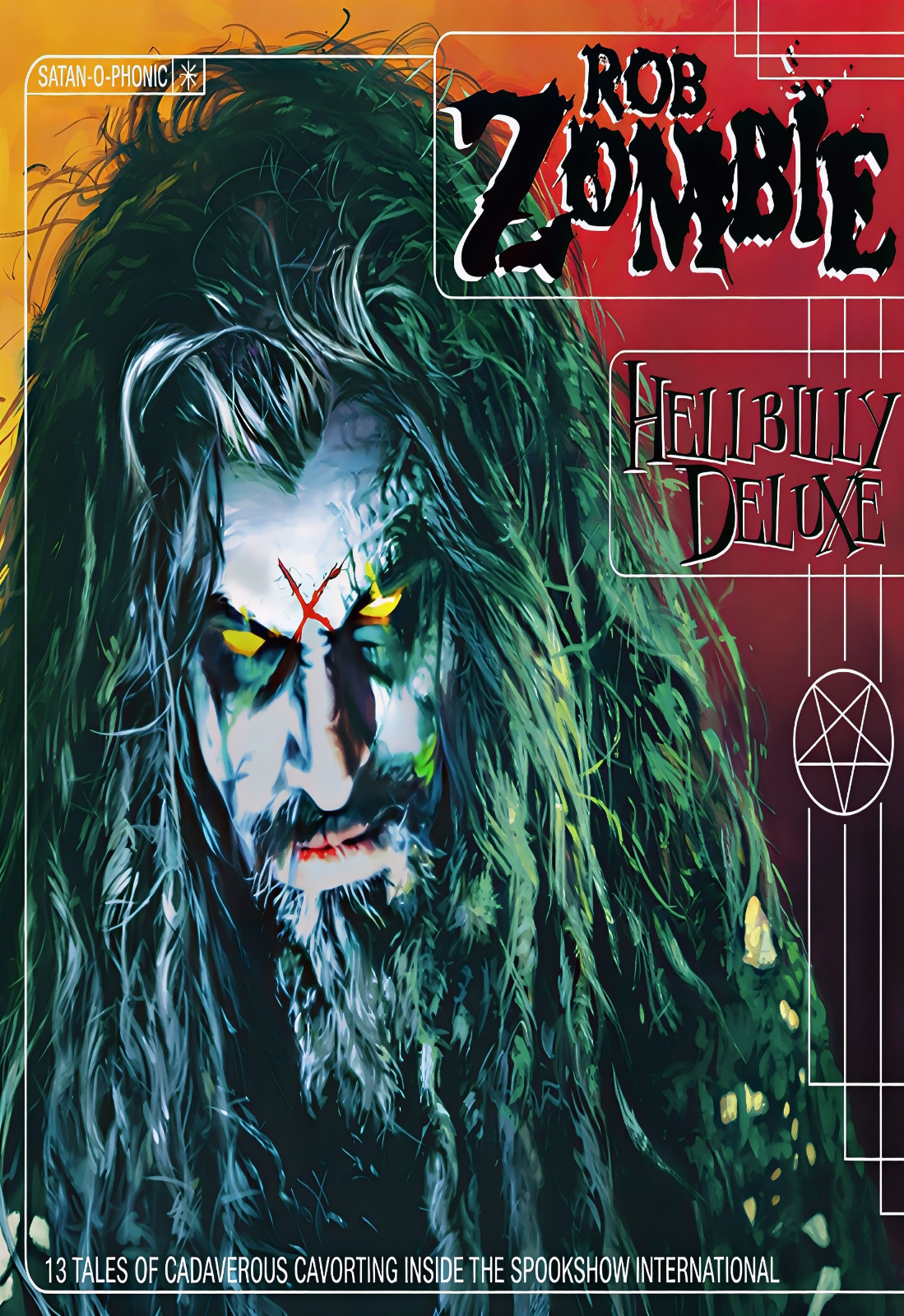 Rob Zombie Hellbilly Deluxe Cover Art Poster Rob Zombie Hellbilly Wall Art
