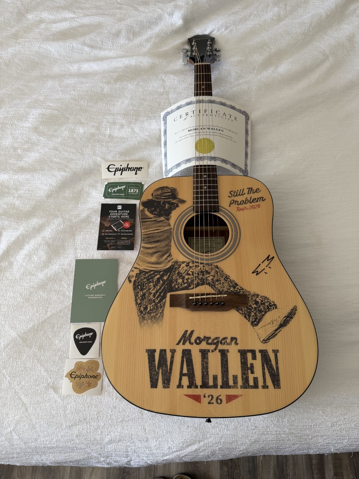 2026 Morgan Wallen Signed Guitar