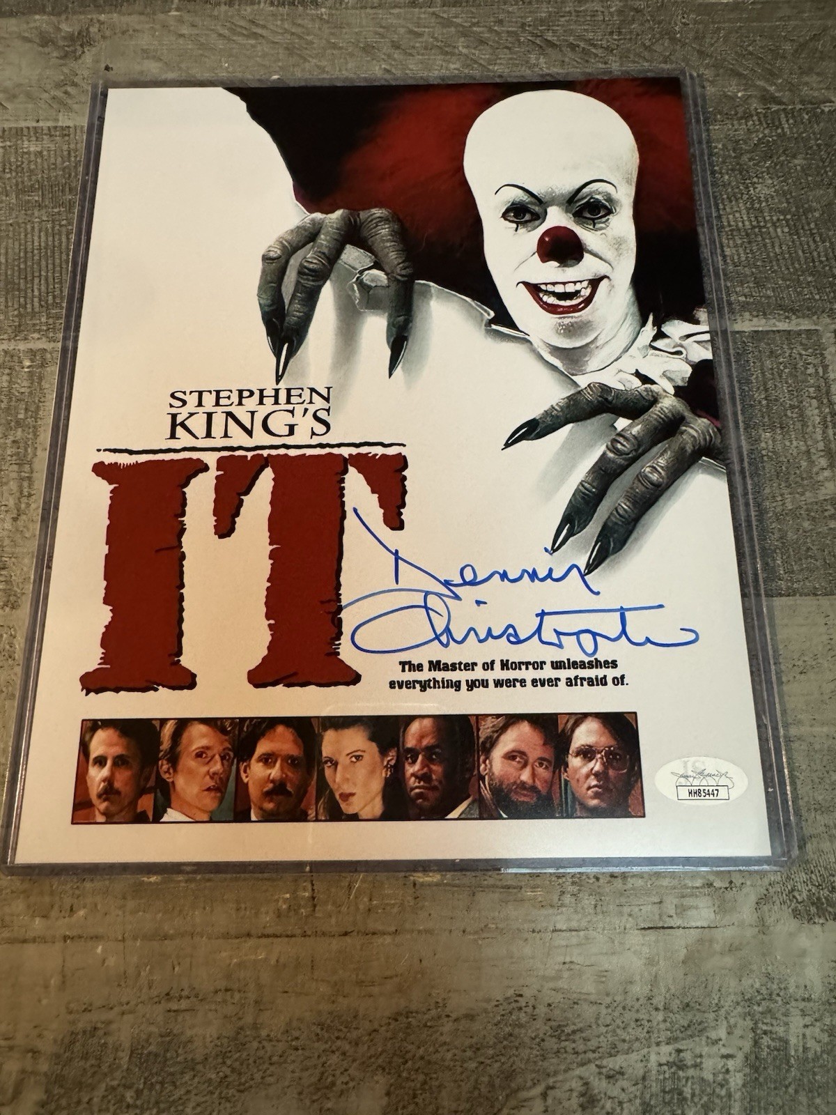 DENNIS CHRISTOPHER Signed Autographed 8×10 Photo..Stephen King’s IT..JSA COA