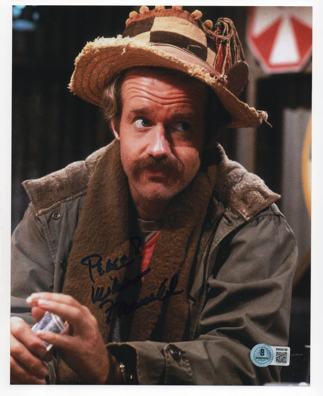 Mike Farrell autographed signed 8×10 photo Beckett BAS COA Mash BJ Hunnicutt