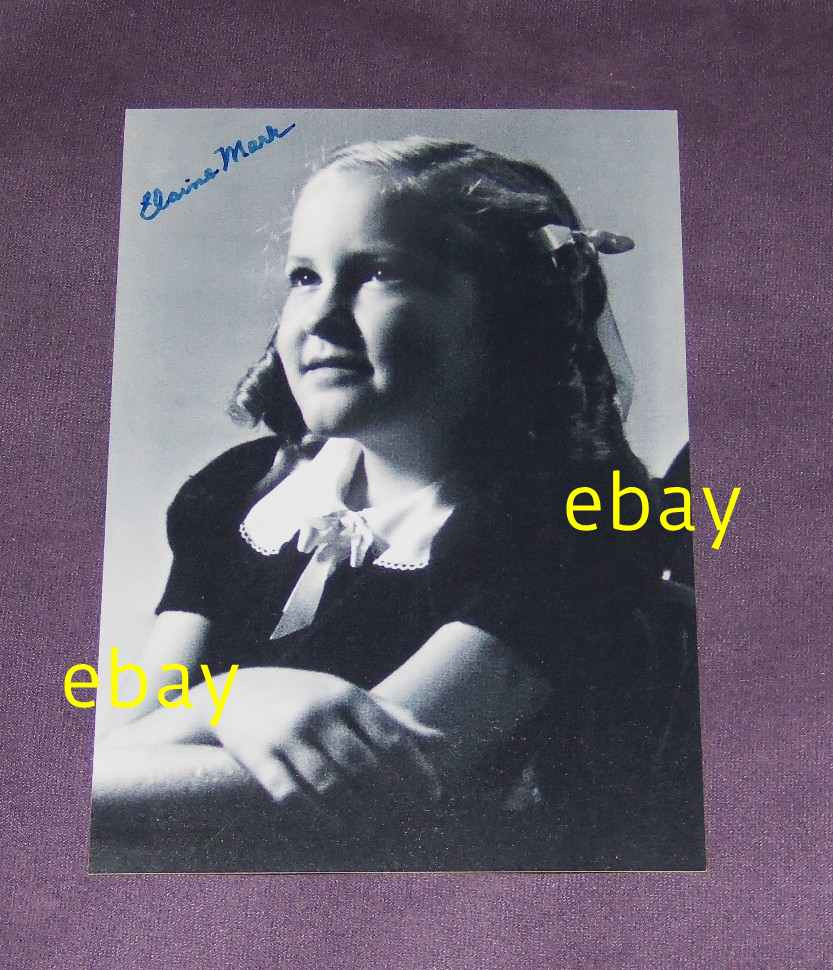 The Wizard of Oz 1939 Elaine Merk Binder signed photo child Munchkin 4×6 mint