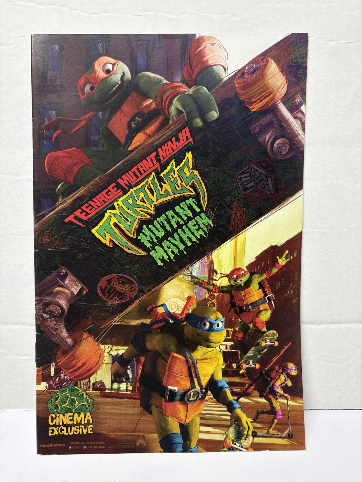 Teenage Mutant Ninja Turtles Mayhem Exclusive Comic Book Cinema Guide History